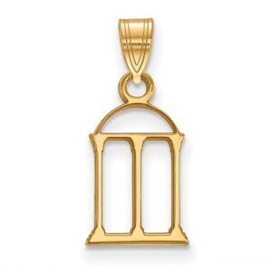 14k Gold Plated Silver U. of Georgia Small Logo Pendant